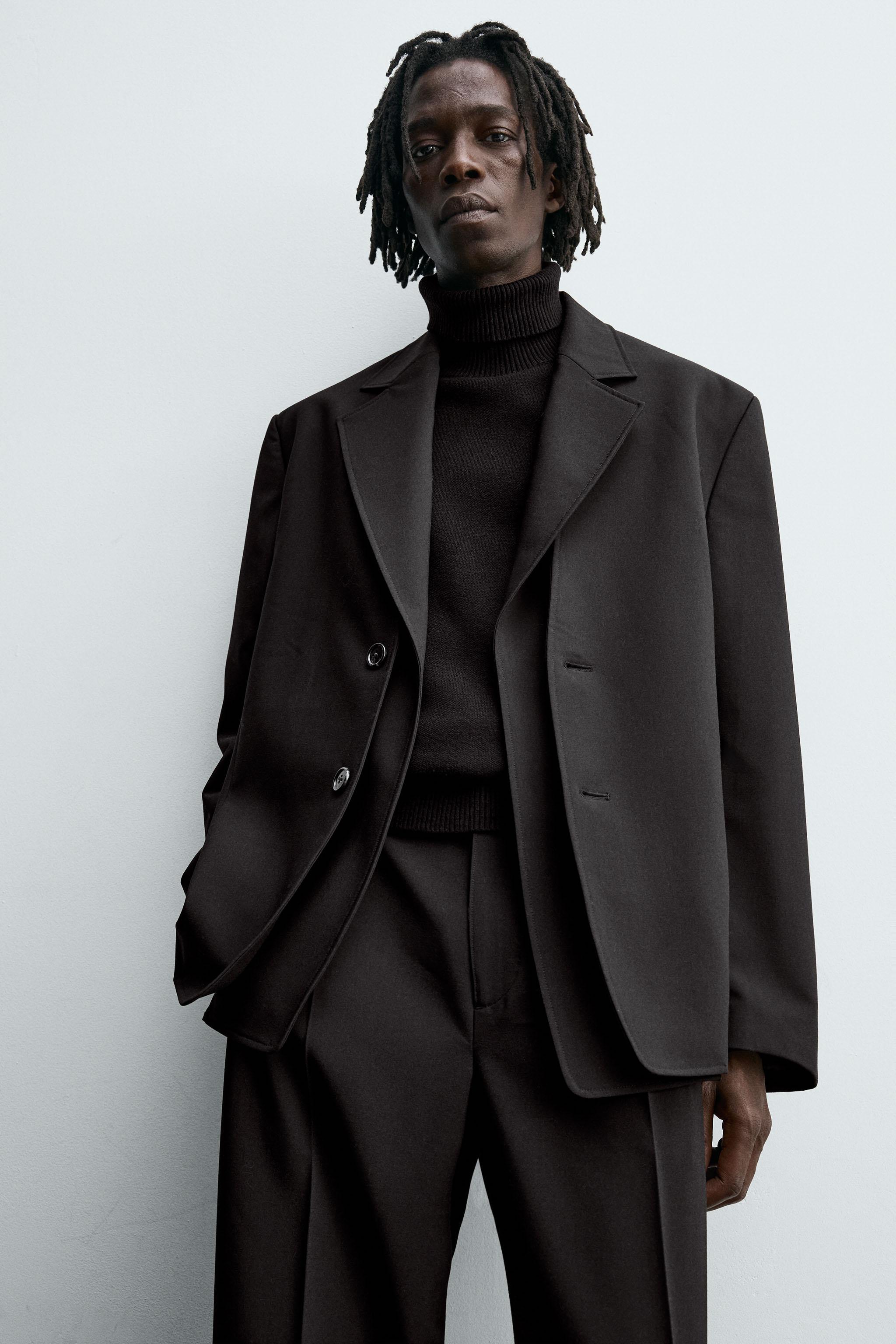 SUIT JACKET WITH REMOVABLE LAPEL